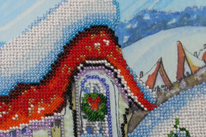 Bead Embroidery Kit Main Bead Embroidery Kit Fabulous winter - 2