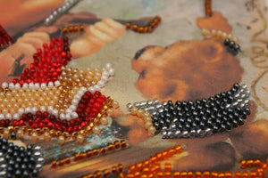 Bead Embroidery Kit Mini Bead embroidery kit Violinist and conductor