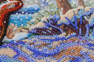 Bead Embroidery Kit Mid-sized bead embroidery kit First snow