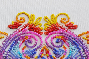 Bead Embroidery Kit Main Bead Embroidery Kit Cascades of pearl