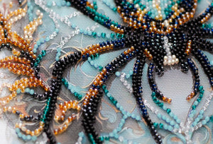 Bead Embroidery Kit Mid-sized bead embroidery kit Crystal Web