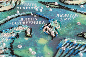 Bead Embroidery Kit Main Bead Embroidery Kit Non-existent constellation map