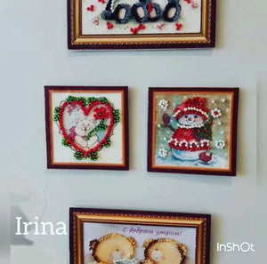 Magnets Bead Embroidery Kit Mini Magnets Bead embroidery kit I give you a flower