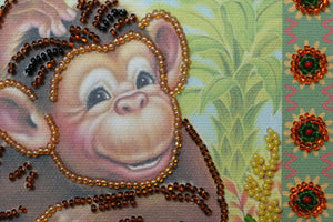 Bead Embroidery Kit Mini Bead embroidery kit In Jungle