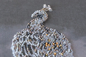 Bead Embroidery Kit Main Bead Embroidery Kit Gold in silver