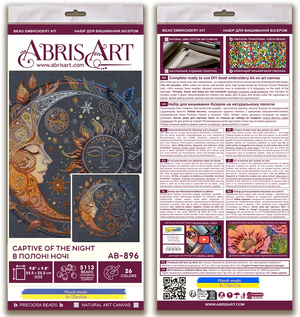 Bead Embroidery Kit Main Bead Embroidery Kit Captive of the night