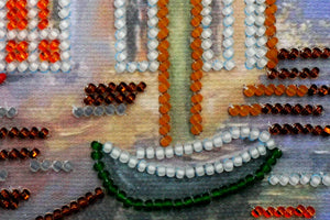 Bead Embroidery Kit Mini Bead embroidery kit Venice landscape