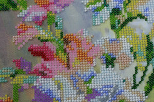 Bead Embroidery Kit Main Bead Embroidery Kit Gladioluses