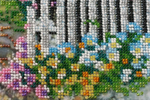 Bead Embroidery Kit Main Bead Embroidery Kit House at the lake