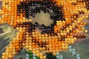Bead Embroidery Kit Main Bead Embroidery Kit Flowers of the Sun