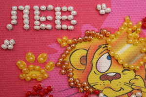 Magnets Bead Embroidery Kit Magnets Bead embroidery kit Leo