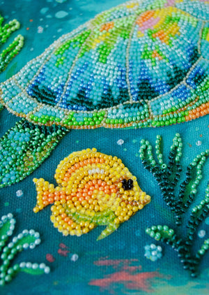 Bead Embroidery Kit Main Bead Embroidery Kit Ocean Traveler
