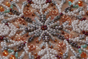 Bead Embroidery Kit Mid-sized bead embroidery kit Snowing