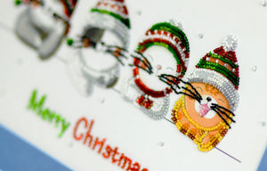 Bead Embroidery Kit Main Bead Embroidery Kit Holiday cats