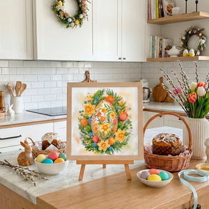 Bead Embroidery Kit Mid-sized bead embroidery kit Easter Symbol (Easter Scenes)