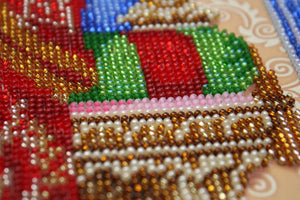 Bead Embroidery Kit Main Bead Embroidery Kit Icon of the Mother of God «Reigning»