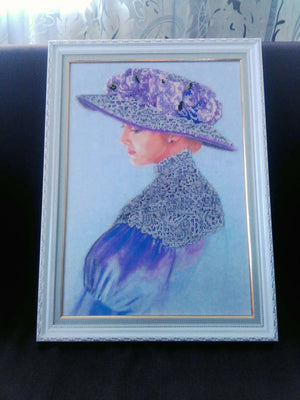 Bead Embroidery Kit Main Bead Embroidery kit Violet