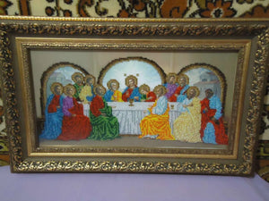 Bead Embroidery Kit Main Bead Embroidery Kit The last supper