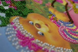 Bead Embroidery Kit Mini Bead embroidery kit Mothers and daughters