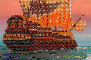 Bead Embroidery Kit Main Bead Embroidery Kit On the waves