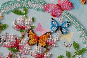 Bead Embroidery Kit Mid-sized bead embroidery kit Keys to the spring