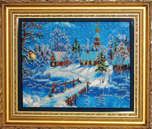 Bead Embroidery Kit Main Bead Embroidery Kit Country evenings