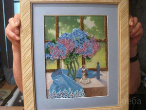 Bead Embroidery Kit Main Bead Embroidery Kit Lilac ambience