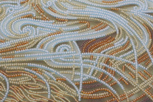 Bead Embroidery Kit Main Bead Embroidery Kit Latte