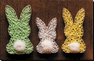 String Art Kit Creative Kit/String Art Little hares