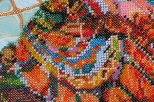Bead Embroidery Kit Main Bead Embroidery Kit Mosaic elephant