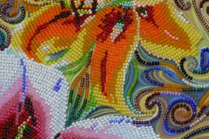 Bead Embroidery Kit Main Bead Embroidery Kit Three virtues