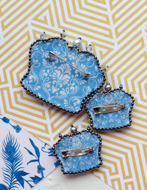 Brooch Embroidery Kit Decoration Crown (Decoration)