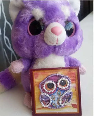 Magnets Bead Embroidery Kit Mini Magnets Bead embroidery kit Owl – 1