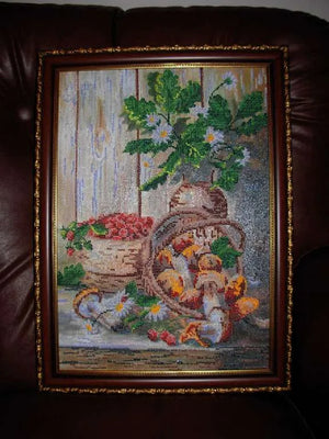 Bead Embroidery Kit Main Bead Embroidery Kit Fantasy forest