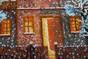 Bead Embroidery Kit Main Bead Embroidery Kit Winter night