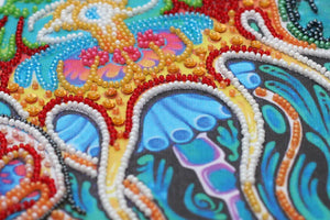 Bead Embroidery Kit Main Bead Embroidery Kit Underwater dance