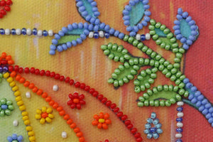 Bead Embroidery Kit Mini Bead embroidery kit Summer rain