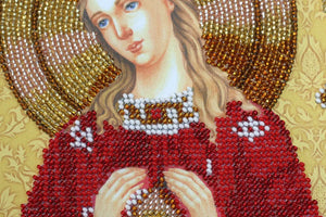 Bead Embroidery Kit Main Bead Embroidery Kit Icon of the Mother of God «Midwife»
