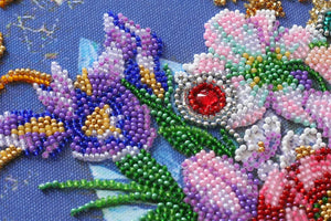 Bead Embroidery Kit Main Bead Embroidery Kit Magic flowers