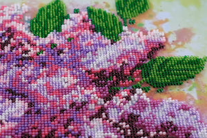 Bead Embroidery Kit Main Bead Embroidery Kit Lilac still life