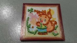 Magnets Bead Embroidery Kit Mini Magnets Bead embroidery kit Squirrel