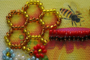 Magnets Bead Embroidery Kit Magnets Bead embroidery kit Honey