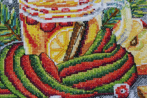 Cross Stitch Kit Cross-stitch kits Winter tea