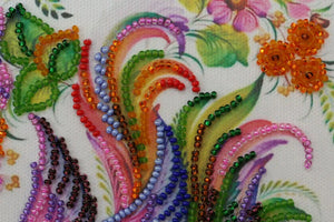 Bead Embroidery Kit Mini Bead embroidery kit Petricovs painting