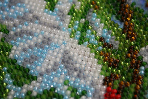 Bead Embroidery Kit Main Bead Embroidery Kit February frost