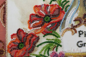 Bead Embroidery Kit Main Bead Embroidery Kit Sparkling still-life