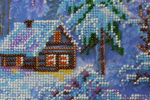 Bead Embroidery Kit Main Bead Embroidery Kit Winter morning