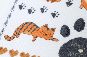 Cross Stitch Kit Cross-stitch kits Meow-meow