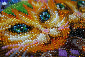 Bead Embroidery Kit Main Bead Embroidery Kit Cat's kiss
