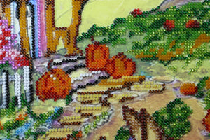 Bead Embroidery Kit Main Bead Embroidery Kit Fabulous autumn